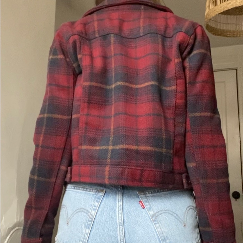 Stoosh Red Flannel Shacket/Jacket - image 3